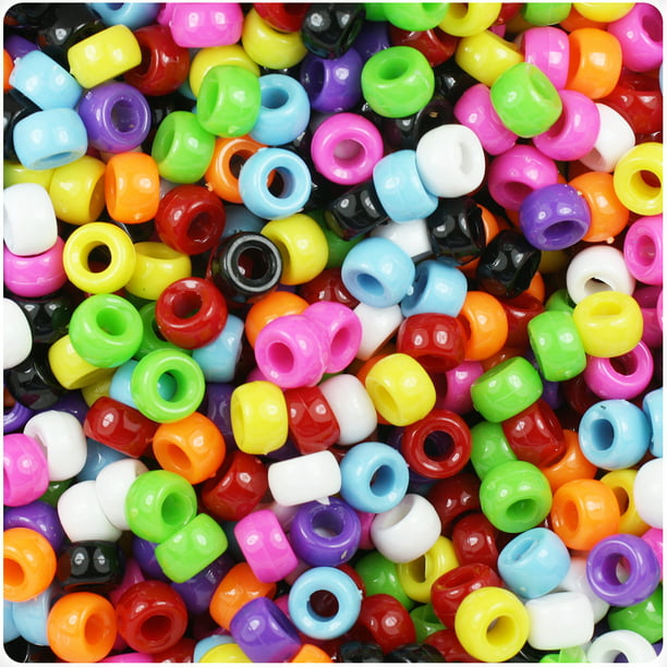 1000 Lilac 6.5mm Mini Pony Beads made in USA crafts kids school 